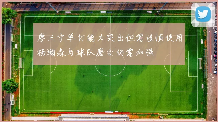 廖三宁单打能力突出但需谨慎使用杨瀚森与球队磨合仍需加强